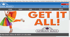 Desktop Screenshot of adrianmall.com